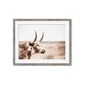 Picture of Annie, the Spotted Cow III _GroupedProduct_Rectangle_Landscape_Photography _GroupedProduct_Rectangle_Landscape_Framed_Matted_