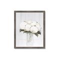 Picture of White Hydrangea I _GroupedProduct_Rectangle_Portrait_Framed_Matted_