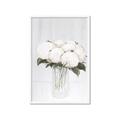 Picture of White Hydrangea I _GroupedProduct_Rectangle_Portrait_Framed_Matted_