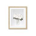 Picture of White Hydrangea I _GroupedProduct_Rectangle_Portrait_Framed_Matted_