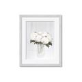 Picture of White Hydrangea I _GroupedProduct_Rectangle_Portrait_Framed_Matted_