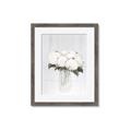 Picture of White Hydrangea I _GroupedProduct_Rectangle_Portrait_Framed_Matted_