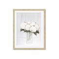Picture of White Hydrangea I _GroupedProduct_Rectangle_Portrait_Framed_Matted_