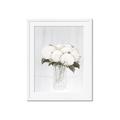 Picture of White Hydrangea I _GroupedProduct_Rectangle_Portrait_Framed_Matted_