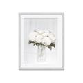 Picture of White Hydrangea I _GroupedProduct_Rectangle_Portrait_Framed_Matted_