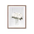 Picture of White Hydrangea I _GroupedProduct_Rectangle_Portrait_Framed_Matted_