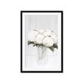 Picture of White Hydrangea I _GroupedProduct_Rectangle_Portrait_Framed_Matted_