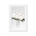 Picture of White Hydrangea I _GroupedProduct_Rectangle_Portrait_Framed_Matted_