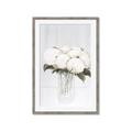 Picture of White Hydrangea I _GroupedProduct_Rectangle_Portrait_Framed_Matted_