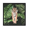 Picture of Tiger in the Jungle _GroupedProduct_Square_Framed_Matted_