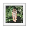 Picture of Tiger in the Jungle _GroupedProduct_Square_Framed_Matted_