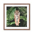 Picture of Tiger in the Jungle _GroupedProduct_Square_Framed_Matted_