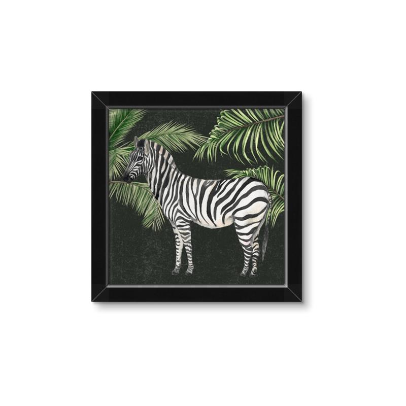 Picture of Zebra In The Jungle _GroupedProduct_Square_Framed_Matted_