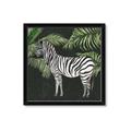 Picture of Zebra In The Jungle _GroupedProduct_Square_Framed_Matted_