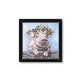 Picture of Flower Piglet I _GroupedProduct_Square_Framed_Matted_