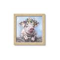 Picture of Flower Piglet I _GroupedProduct_Square_Framed_Matted_