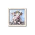 Picture of Flower Piglet I _GroupedProduct_Square_Framed_Matted_