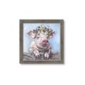 Picture of Flower Piglet I _GroupedProduct_Square_Framed_Matted_