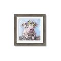 Picture of Flower Piglet I _GroupedProduct_Square_Framed_Matted_