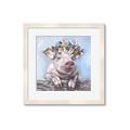 Picture of Flower Piglet I _GroupedProduct_Square_Framed_Matted_