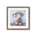 Picture of Flower Piglet I _GroupedProduct_Square_Framed_Matted_