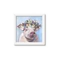 Picture of Flower Piglet II _GroupedProduct_Square_Framed_Matted_