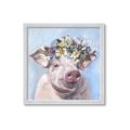 Picture of Flower Piglet II _GroupedProduct_Square_Framed_Matted_