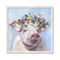 Picture of Flower Piglet II _GroupedProduct_Square_Framed_Matted_