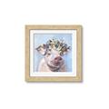 Picture of Flower Piglet II _GroupedProduct_Square_Framed_Matted_