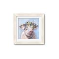Picture of Flower Piglet II _GroupedProduct_Square_Framed_Matted_