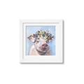 Picture of Flower Piglet II _GroupedProduct_Square_Framed_Matted_