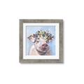 Picture of Flower Piglet II _GroupedProduct_Square_Framed_Matted_