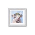 Picture of Flower Piglet II _GroupedProduct_Square_Framed_Matted_