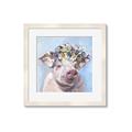 Picture of Flower Piglet II _GroupedProduct_Square_Framed_Matted_