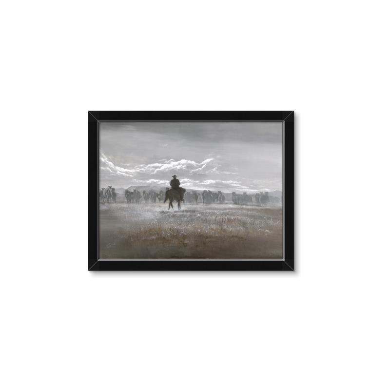 Picture of Horse Roundup _GroupedProduct_Rectangle_Landscape_Framed_Matted_