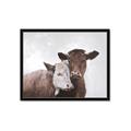 Picture of Cow buddies _GroupedProduct_Rectangle_Landscape_Framed_Matted_