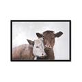 Picture of Cow buddies _GroupedProduct_Rectangle_Landscape_Framed_Matted_
