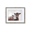 Picture of Cow buddies _GroupedProduct_Rectangle_Landscape_Framed_Matted_