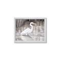 Picture of Wading Egret _GroupedProduct_Rectangle_Landscape_Framed_Matted_