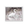 Picture of Wading Egret _GroupedProduct_Rectangle_Landscape_Framed_Matted_