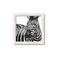 Picture of Zebra Watching _GroupedProduct_Square_Framed_Matted_