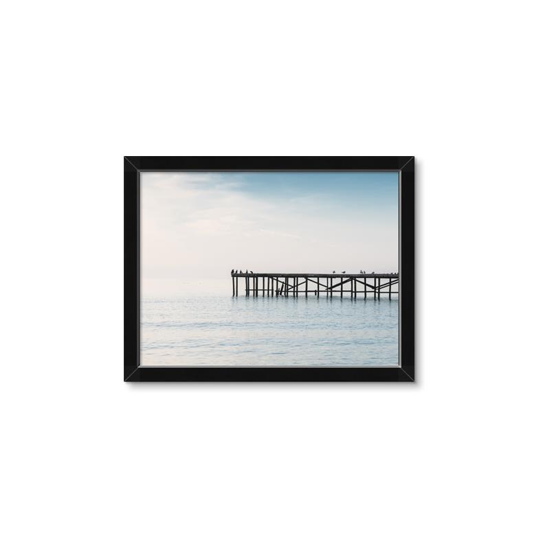Picture of Birds on the Pier _GroupedProduct_Rectangle_Landscape_Photography _GroupedProduct_Rectangle_Landscape_Framed_Matted_