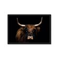 Picture of Dixie, the Bull   _GroupedProduct_Rectangle_Landscape_Photography _GroupedProduct_Rectangle_Landscape_Framed_Matted_