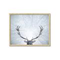 Picture of Forest Stag _GroupedProduct_Rectangle_Landscape_Photography _GroupedProduct_Rectangle_Landscape_Framed_Matted_