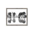 Picture of Sipping Zebras  _GroupedProduct_Rectangle_Landscape_Photography _GroupedProduct_Rectangle_Landscape_Framed_Matted_