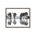 Picture of Sipping Zebras  _GroupedProduct_Rectangle_Landscape_Photography _GroupedProduct_Rectangle_Landscape_Framed_Matted_