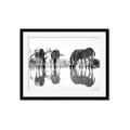 Picture of Sipping Zebras  _GroupedProduct_Rectangle_Landscape_Photography _GroupedProduct_Rectangle_Landscape_Framed_Matted_