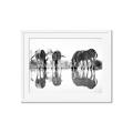 Picture of Sipping Zebras  _GroupedProduct_Rectangle_Landscape_Photography _GroupedProduct_Rectangle_Landscape_Framed_Matted_