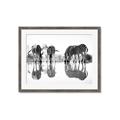 Picture of Sipping Zebras  _GroupedProduct_Rectangle_Landscape_Photography _GroupedProduct_Rectangle_Landscape_Framed_Matted_