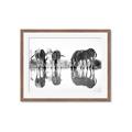 Picture of Sipping Zebras  _GroupedProduct_Rectangle_Landscape_Photography _GroupedProduct_Rectangle_Landscape_Framed_Matted_